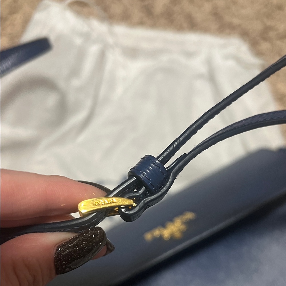 Prada Dark Blue Crossbody Bag - Picture 4 of 8